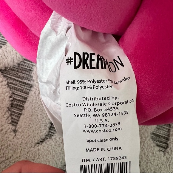 DreamOn 11" Knot Pillow in Bright Pink NEW - Picture 4 of 4